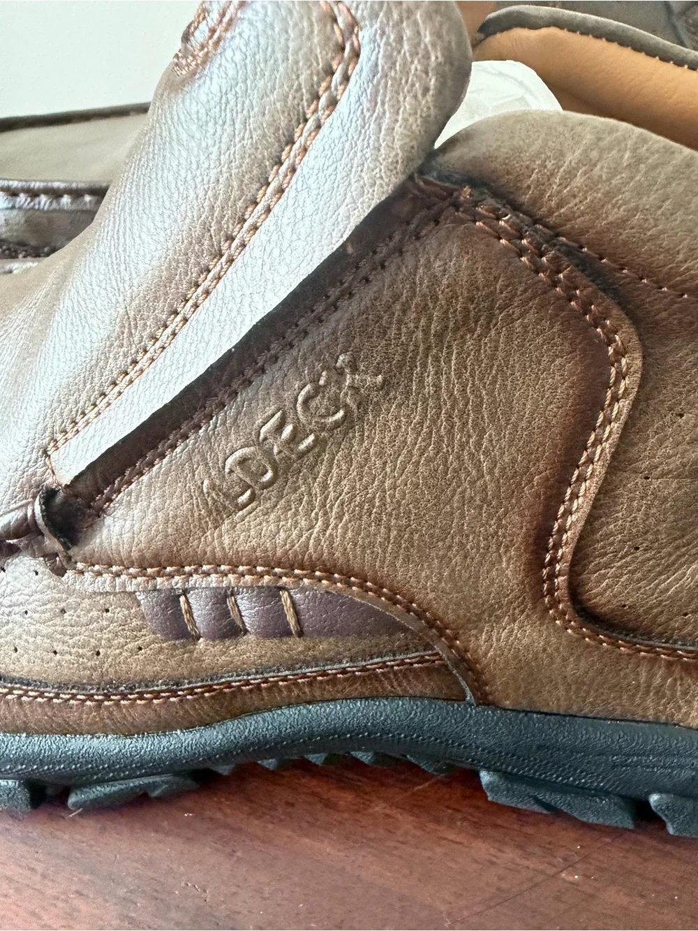 Men's Brown Slip-On Leather Comfort Loafers
